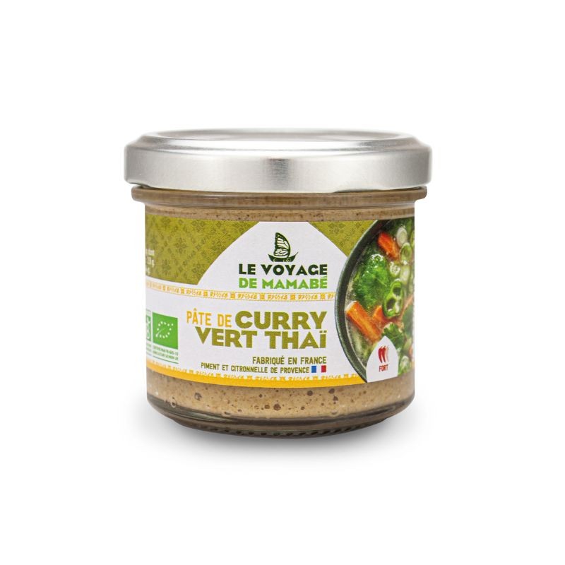 Authentique pâte de curry vert thaï
