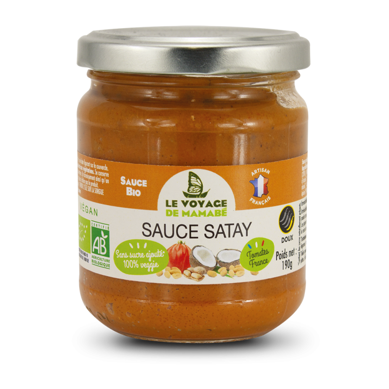 Le Voyage de mamabé - Sauce Satay bio