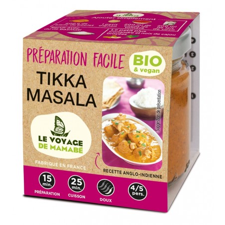 Le Voyage de mamabé - Preparation Facile Tikka masala bio