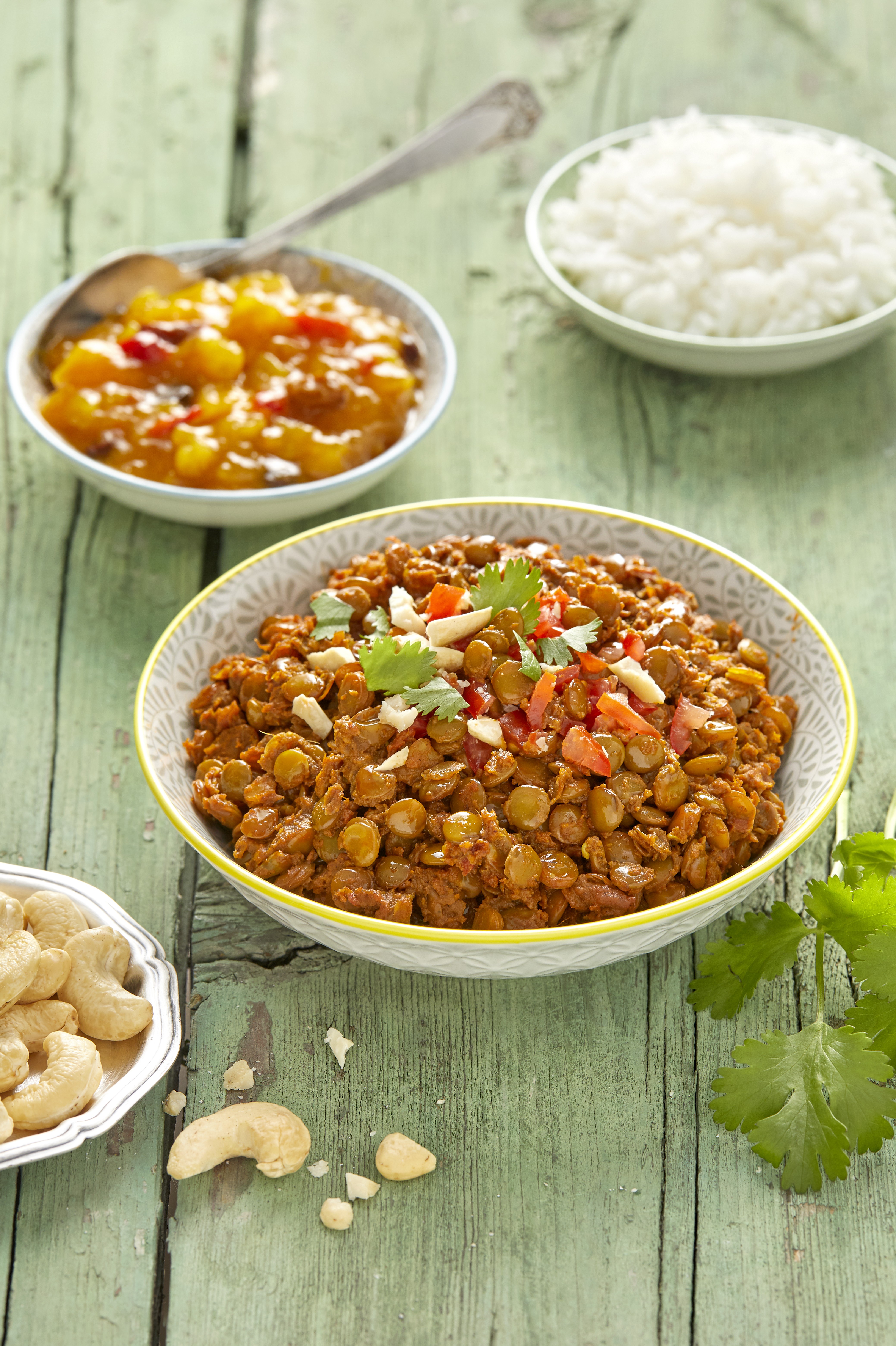 Dhal de lentilles korma