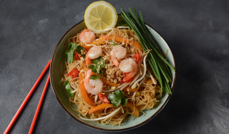 Pad Thaï aux crevettes