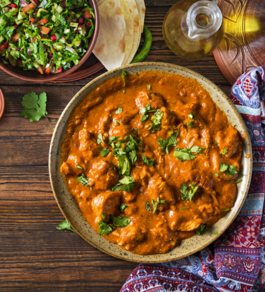Curry Jalfrezi de poulet aux poivrons et lait de coco