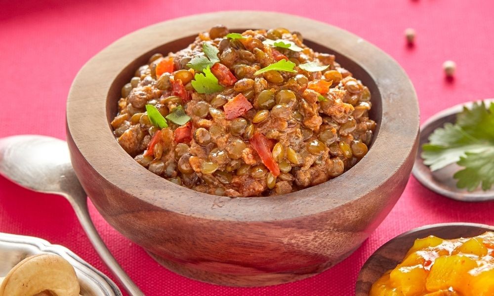 Dahl de lentilles au lait de coco Le Voyage de Mamabé